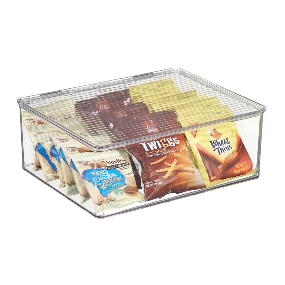 Clear Plastic Stackable Food Storage Container 4 Pack I324