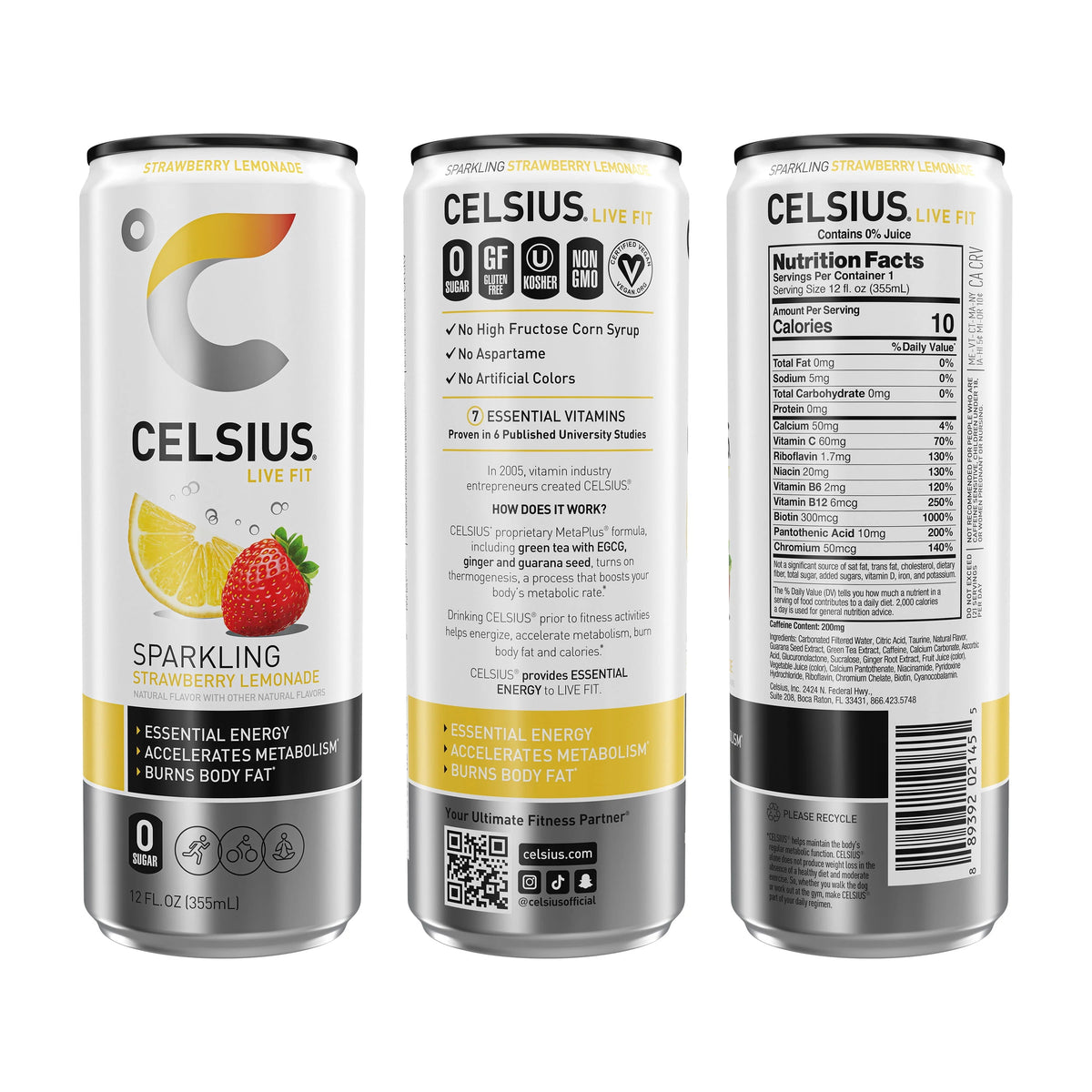 Sparkling Variety Pack Energy Drink 12 fl oz (Pack of 12) N23871