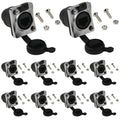 10PCS IP65 Waterproof RJ45 Cat5/5e/6 8P8C Female to Female Connector R492