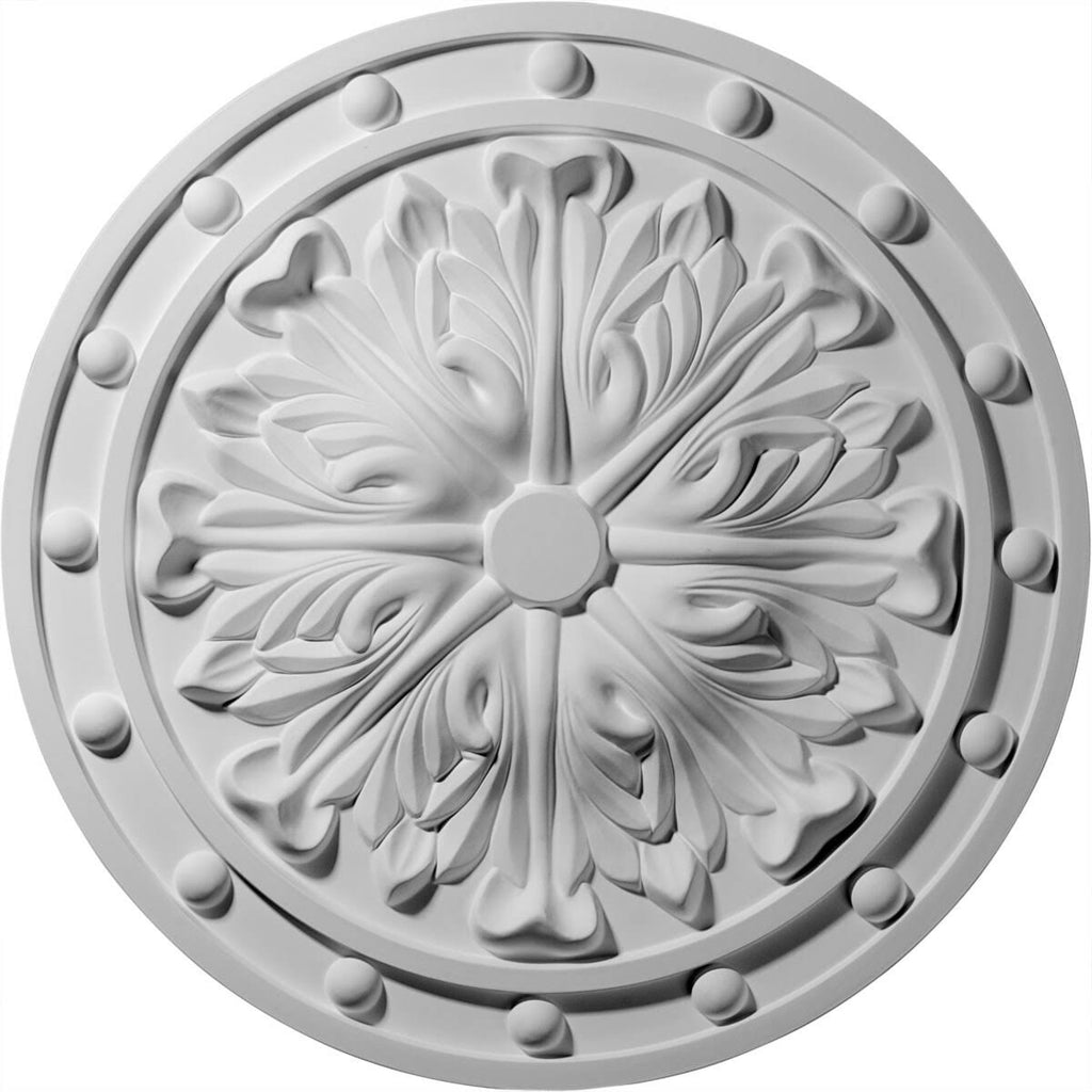Hand-Painted Pewter Ceiling Medallion J152272
