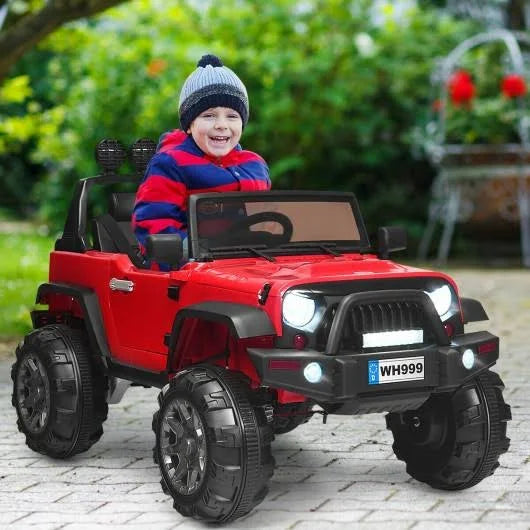 12V Red Ride on Truck J325946