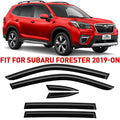 6 Pieces Glass Rain Guards for Subaru Forester D3919