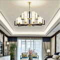 Chandelier with White Shade T32119