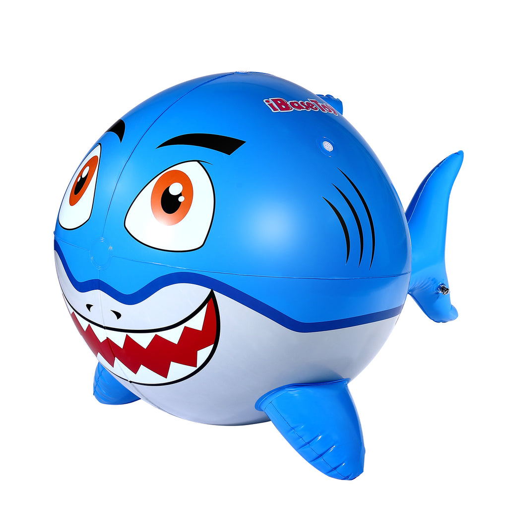 Inflatable Shark Sprinkler Water Ball 80x120cm O599