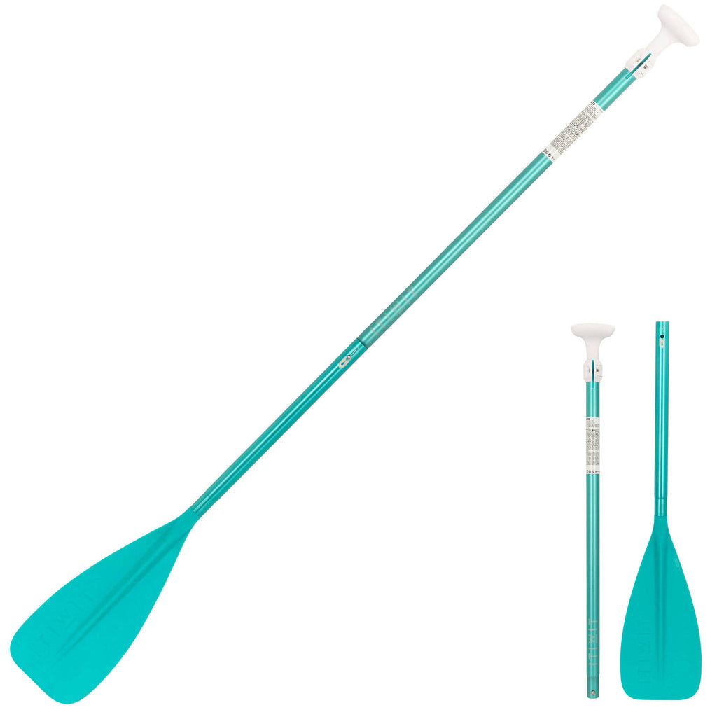 3-Part Collapsible Adjustable Stand-Up Paddle, Caribbean Blue J914824