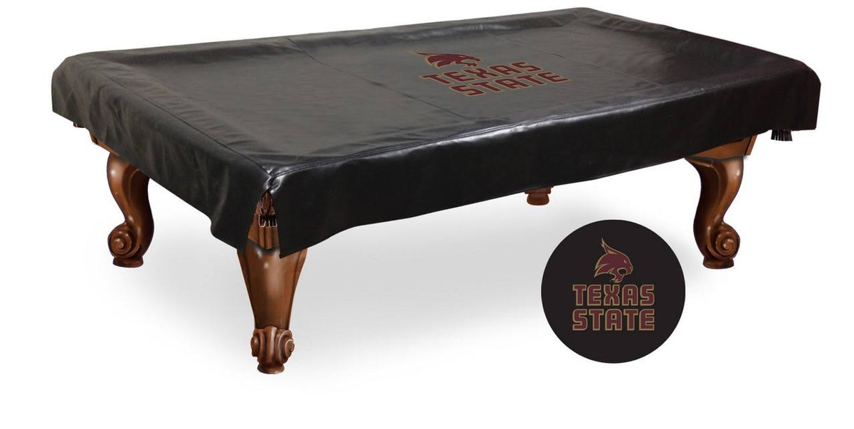 Black Vinyl Billiard Pool Table Cover D881465