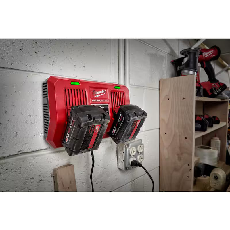 18-Volt Lithium-Ion Dual Bay Rapid Battery Charger Z510100