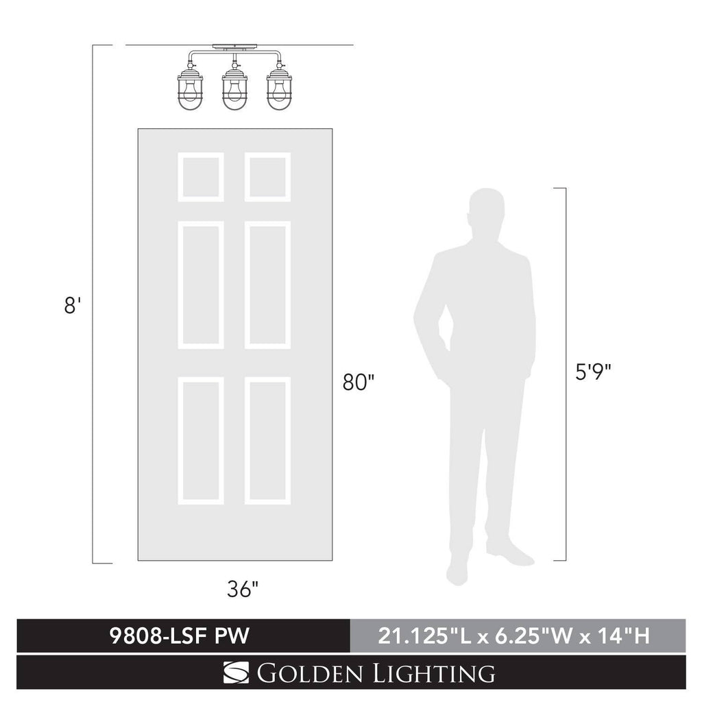 Semi-Flush Mount Light P54960