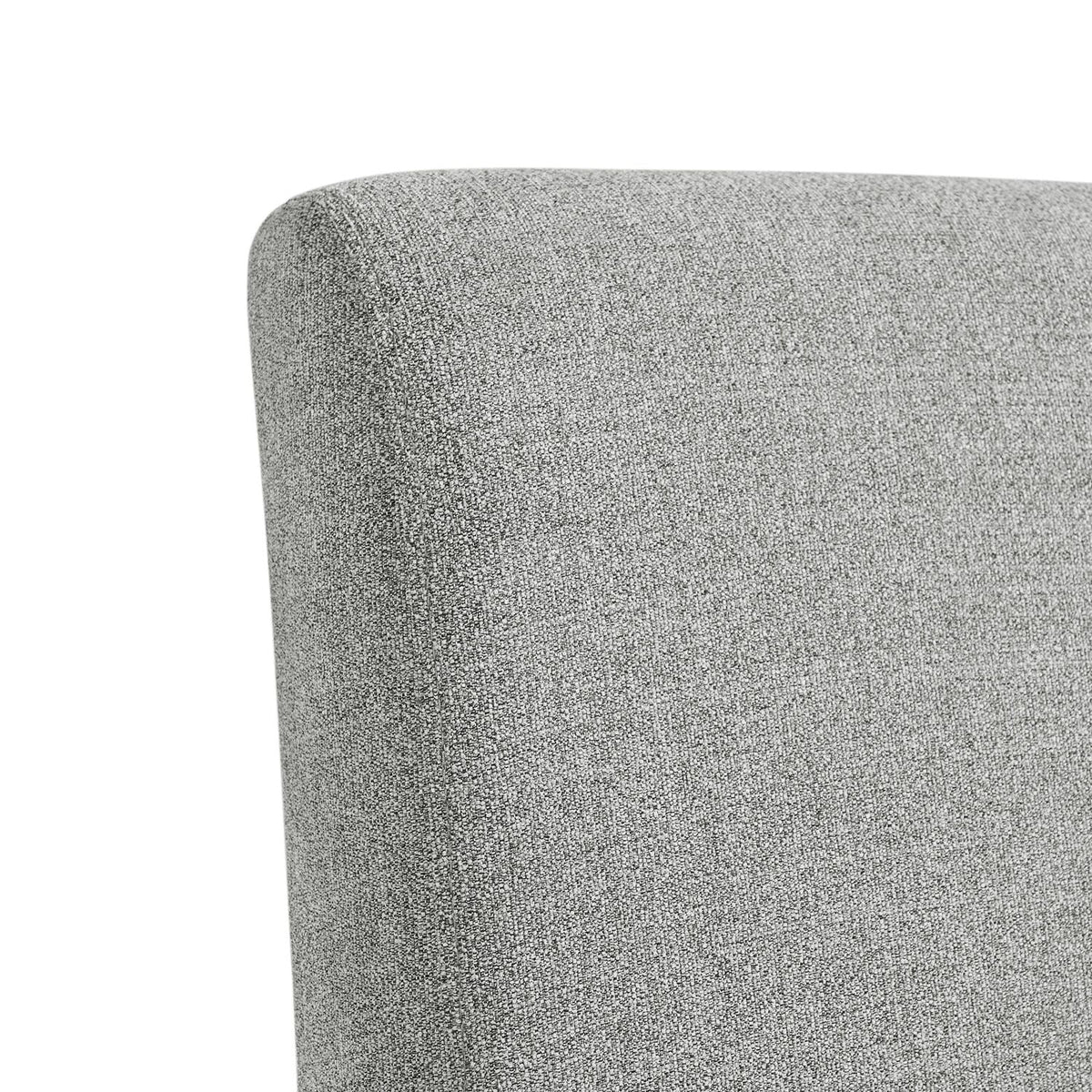 Gray Upholstered Arm Chair Set D147