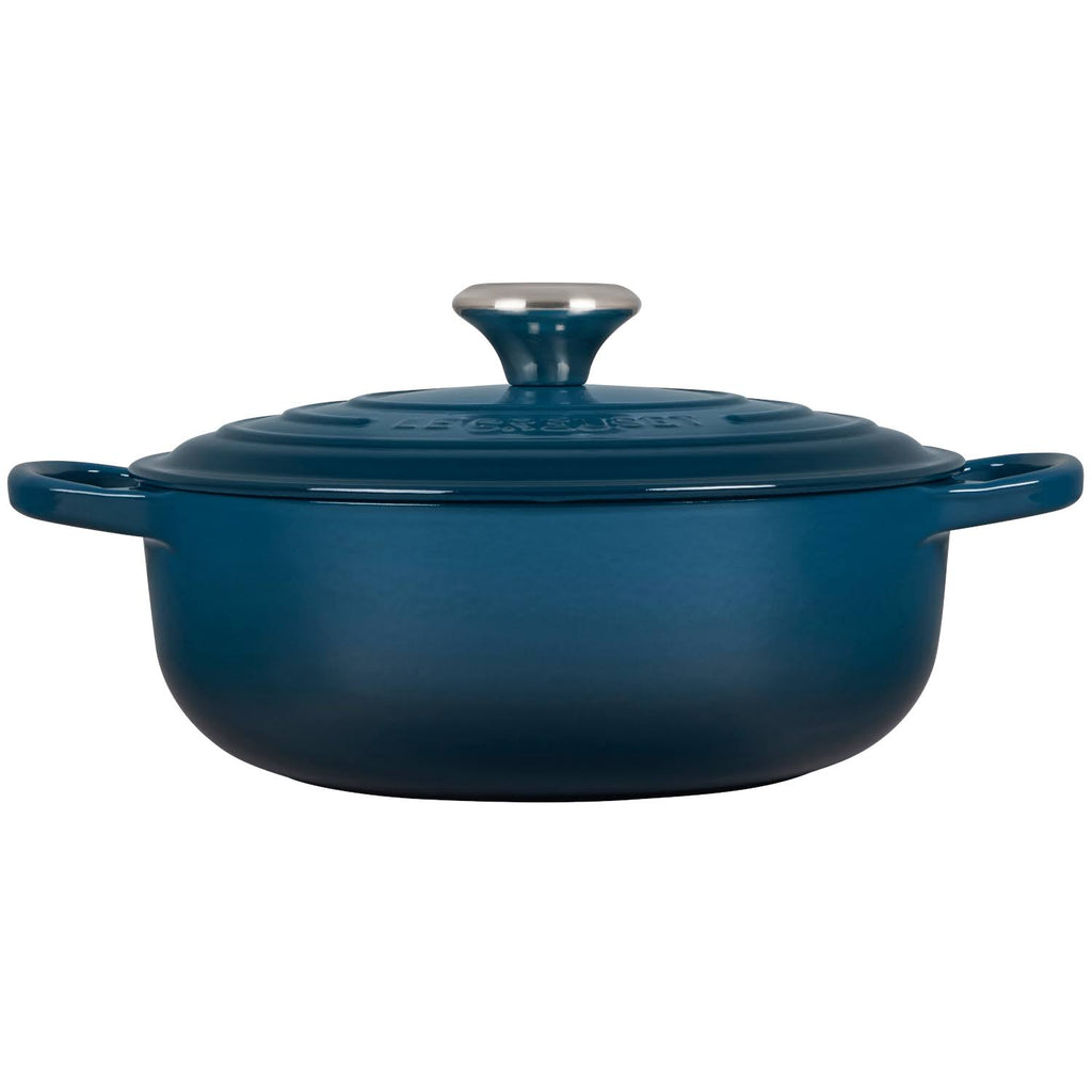 3.5 Qt. Cast Iron Sauteuse Deep Teal W5260