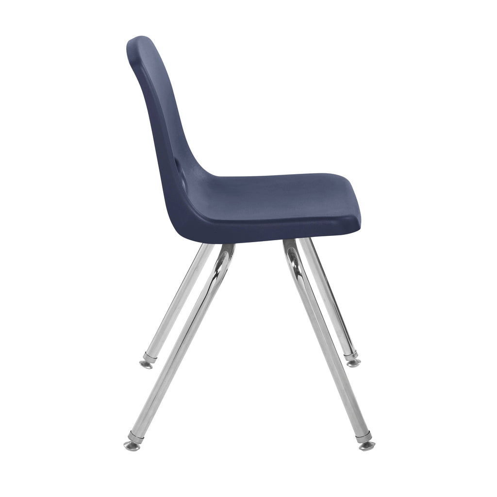 Navy Stack Chair with Swivel Glides, 6-Piece Set N65612