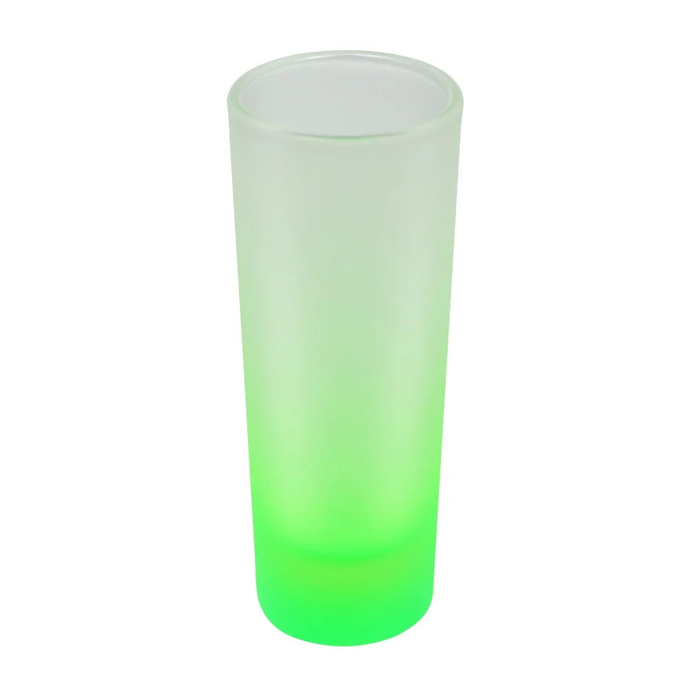 144 Pack 3oz Frosted Glass Mugs with Gradient Bottom D48321