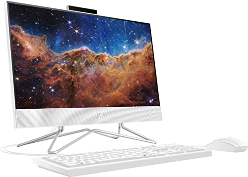 White 21.5" FHD All-in-One Desktop, 8GB RAM, 256GB PCIe SSD S6852