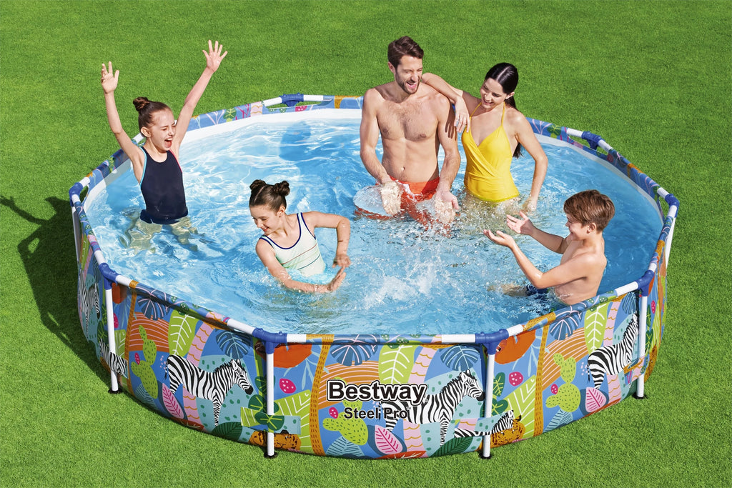 10 ft. x 26 in. Round Metal Frame Above Ground Pool M5696