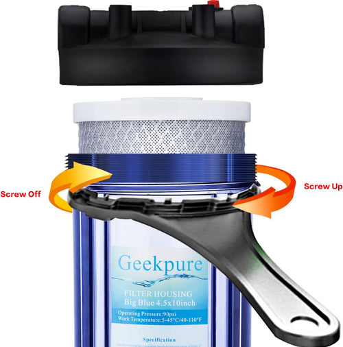 10-Inch Carbon Block Water Filter Cartridge 5 Micron R27859
