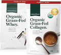 Organic Whey Protein Powder Vanilla 5 lb Collagen Peptides Powder Unflavored 32oz A56041
