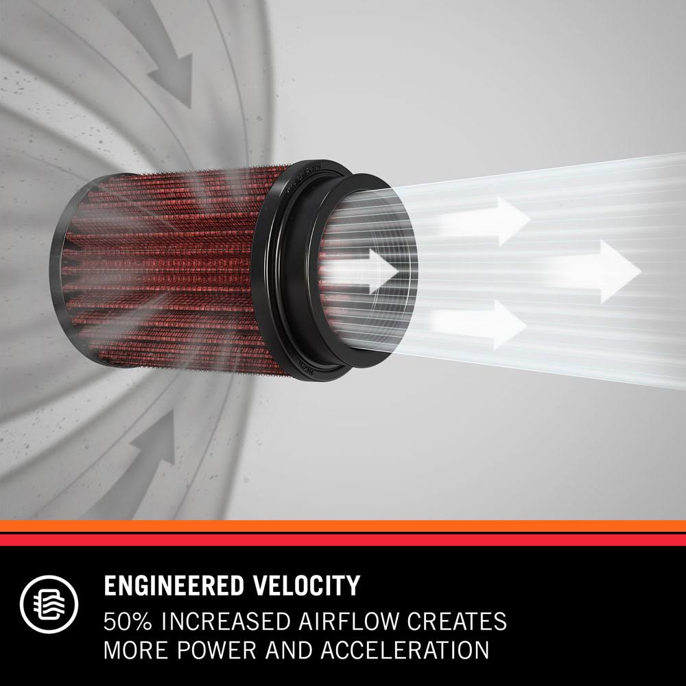Chrome Universal Air Filter W372
