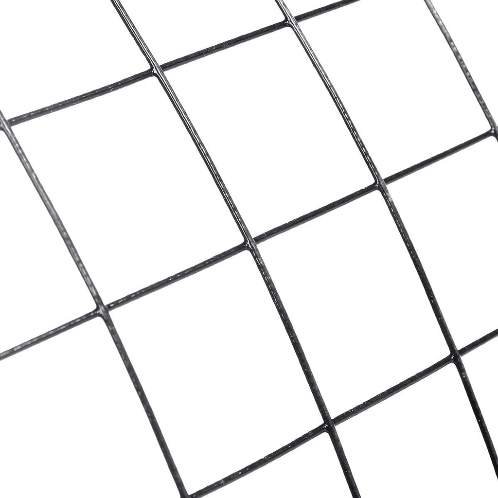 Black Vinyl Coated Wire Mesh 2ft x 50ft 16 Gauge Hardware Cloth F3483