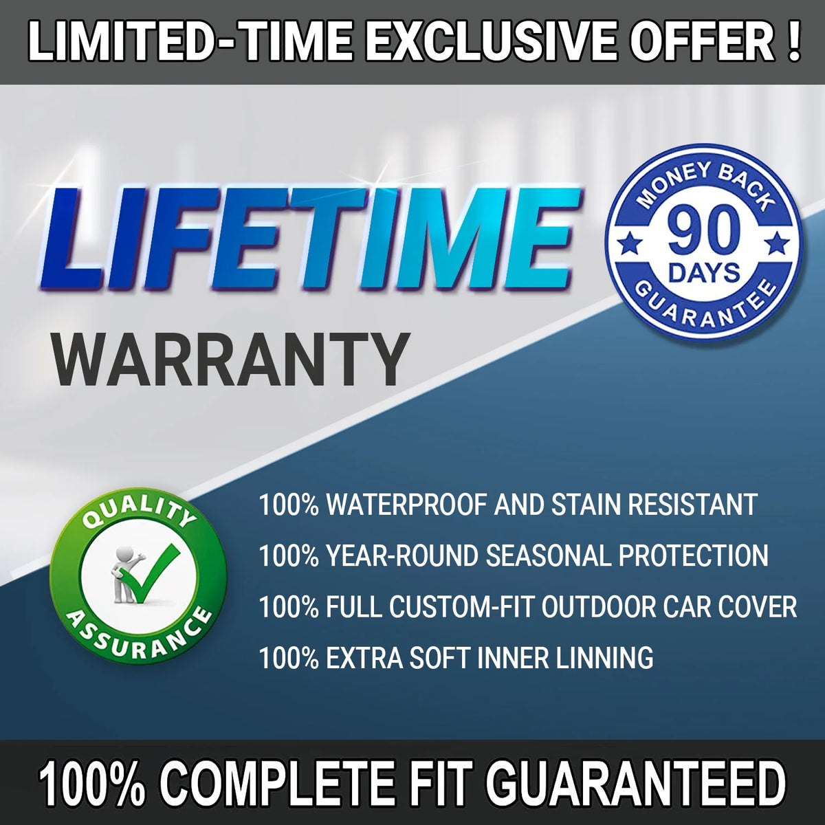 Waterproof Custom Car Cover for Subaru Legacy Sedan F9954
