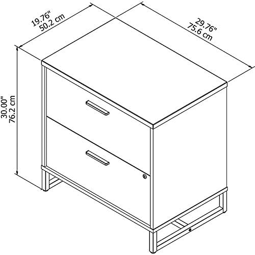 2 Drawer Lateral File Cabinet J666