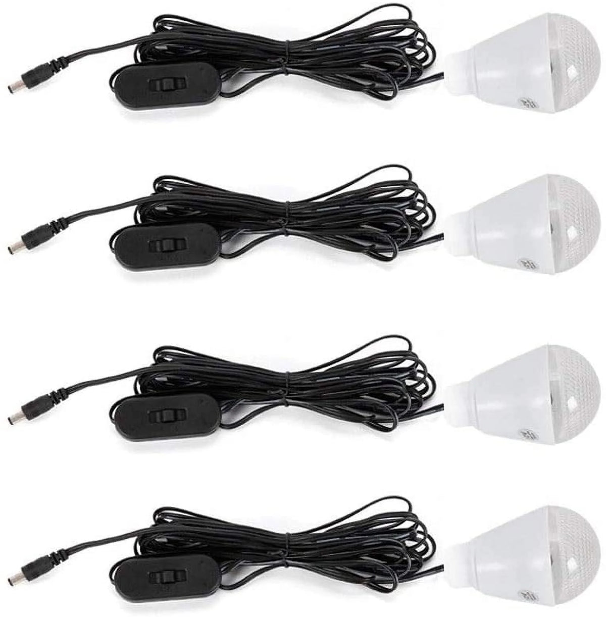 12V 4A Portable Power Station with 4 LED Bulbs R3695