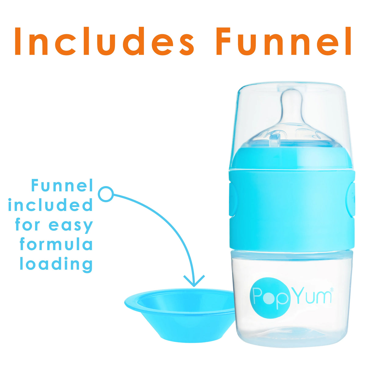5 oz Sky Blue Anti-Colic Baby Bottle, 3-pack F386