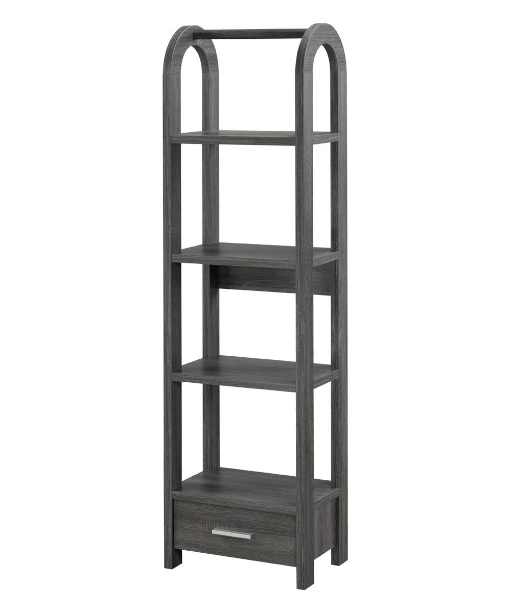 4-Tier Display Shelf in Grey Y58587