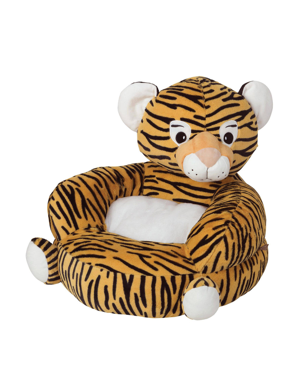 Orange Plush Tiger Character Chair R626