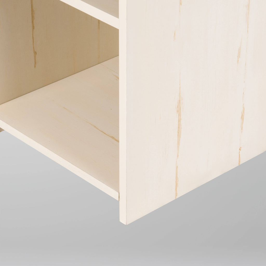 Antique White 3 Shelf Bookcase Y1903