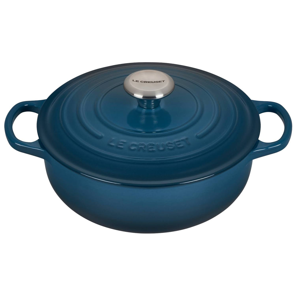 3.5 Qt. Cast Iron Sauteuse Deep Teal W5260