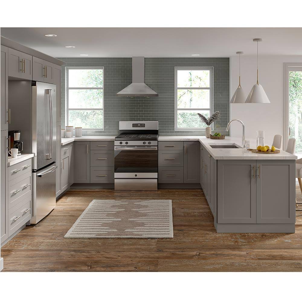 Gray Sink Base Cabinet Z20760