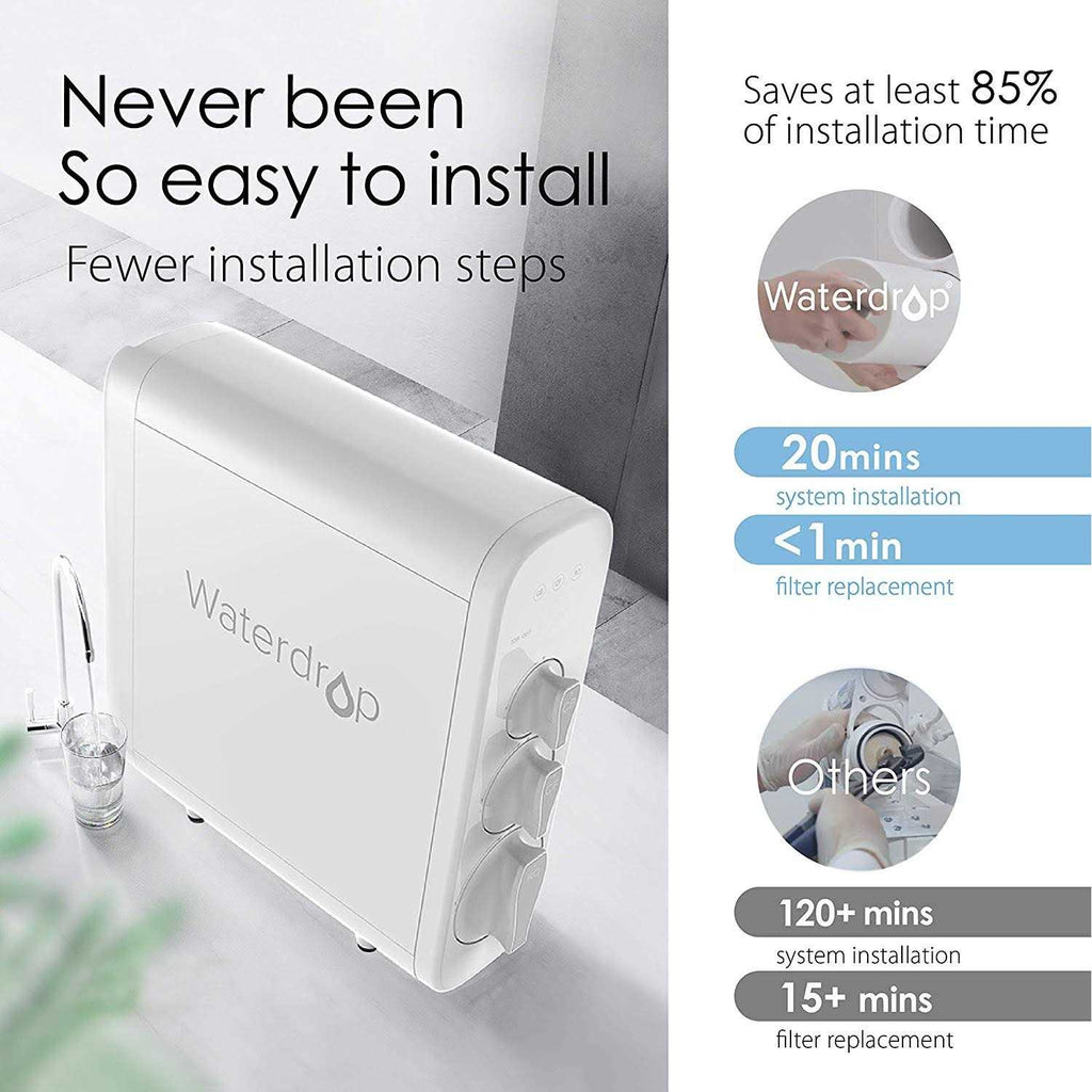 3-Stage Under Sink Tankless Drinking Water Filtration System V274