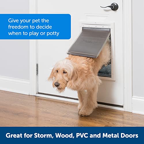 Extreme Weather Energy Efficient Pet Door for Large Dogs Up to 100 lb Z40148