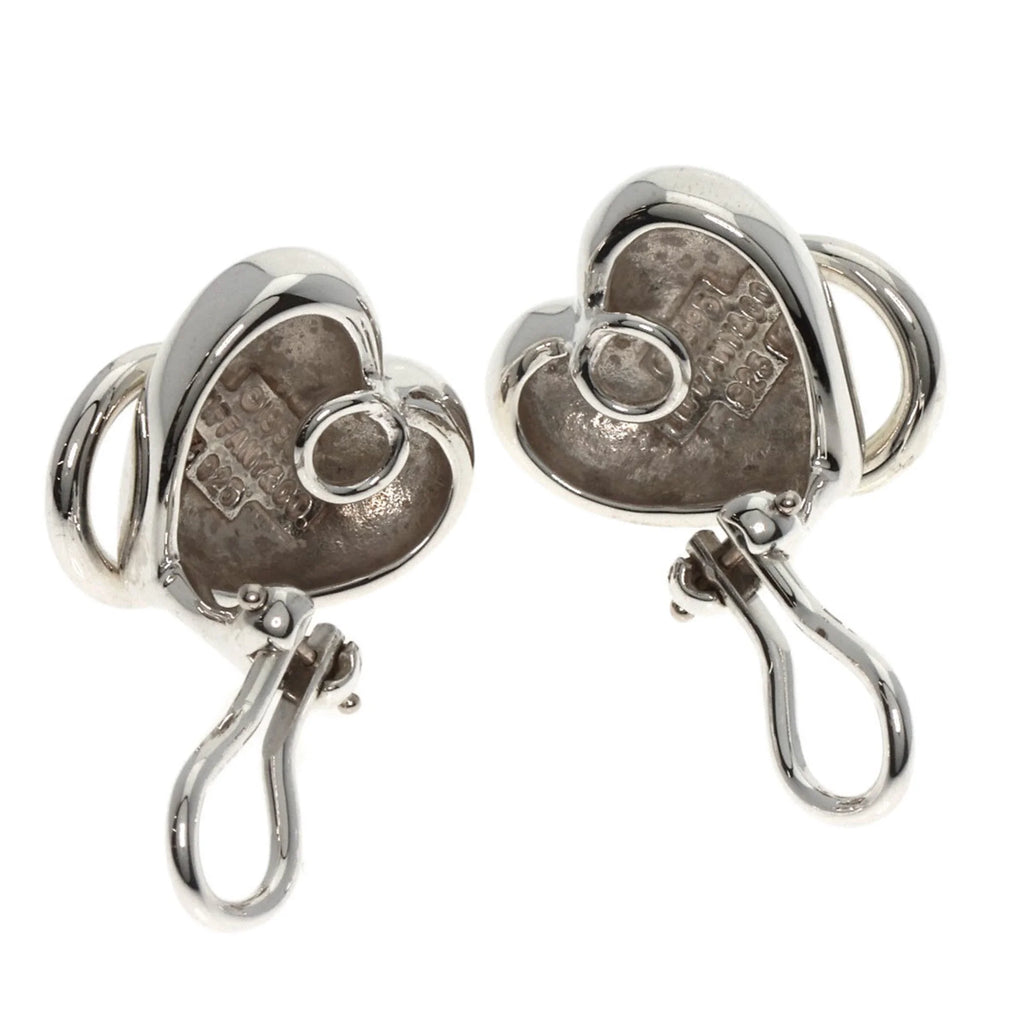 Tiffany Heart Knock Earrings Silver N816