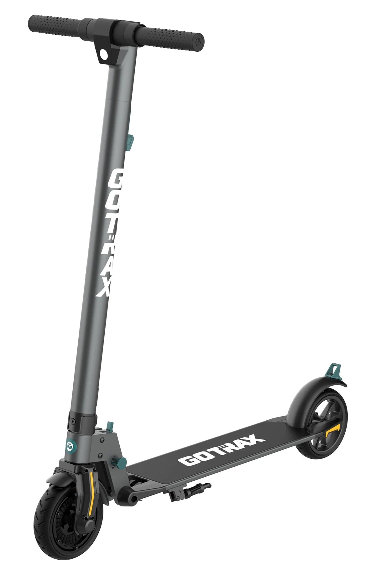 Gray Foldable Electric Scooter with 6 Tires D893