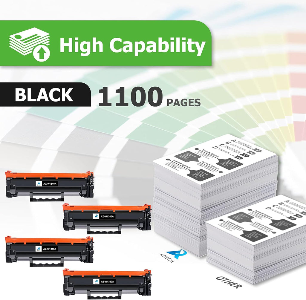 Compatible Toner Cartridge Replacement Black 4-Pack G9712