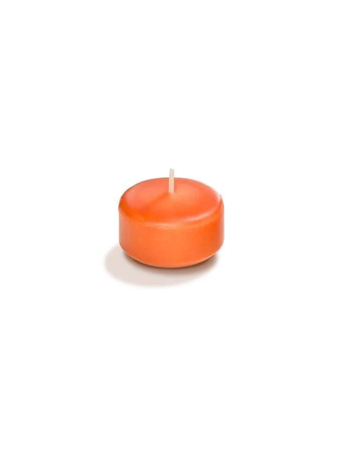 Bulk Floating Candles Set of 120 Bright Orange L382588