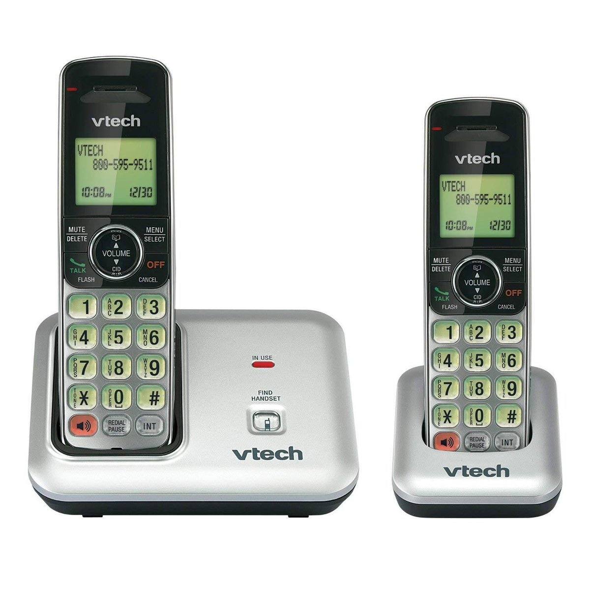 2-Handset Dect 6.0 Cordless Phone with Caller ID R4542