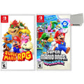 Super Mario RPG and Super Mario Bros Wonder Two Game Bundle Nintendo Switch Y11635