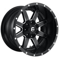 Matte Black Milled 22x12 Fuel Offroad D538 Maverick K8879