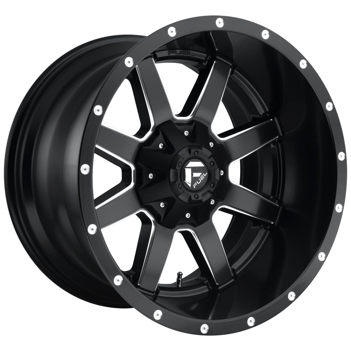 Matte Black Milled 22x12 Fuel Offroad D538 Maverick K8879