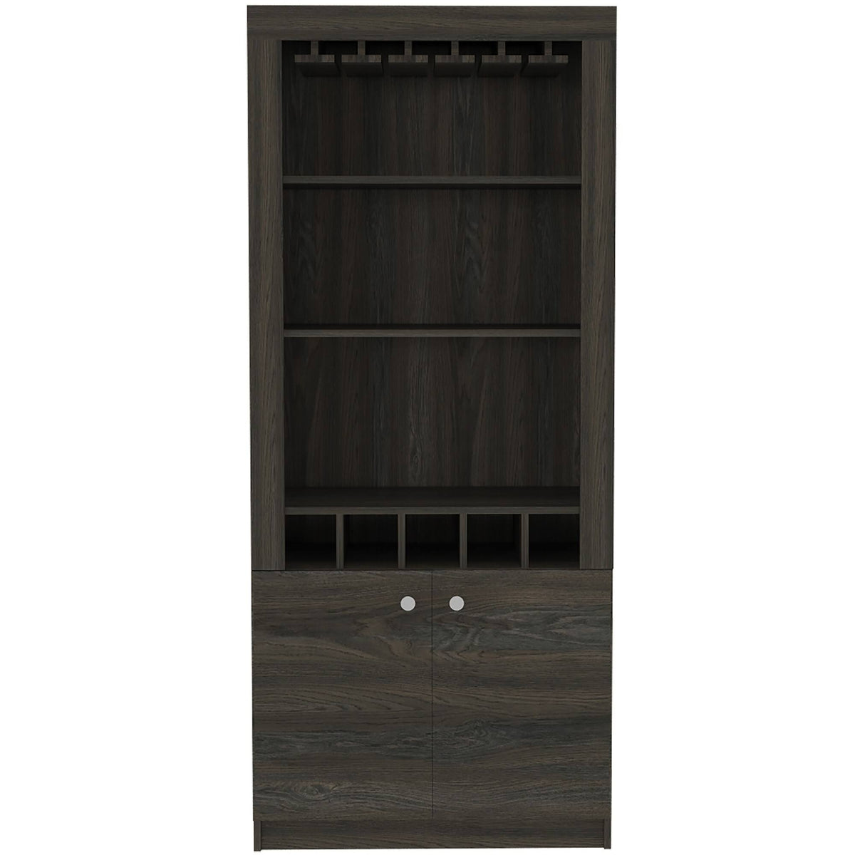 Black Wengue Bar Cabinet D81046