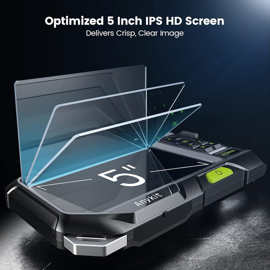 5.5mm 1080P HD Dual Lens Borescope Inspection Camera with Lights T2715