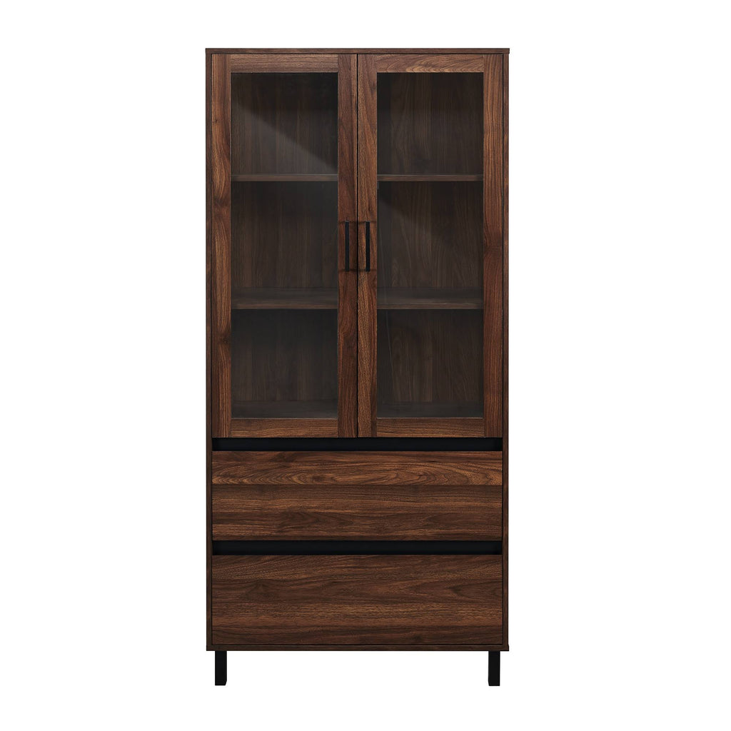 Glass Door Storage Hutch P674