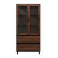 Glass Door Storage Hutch P674