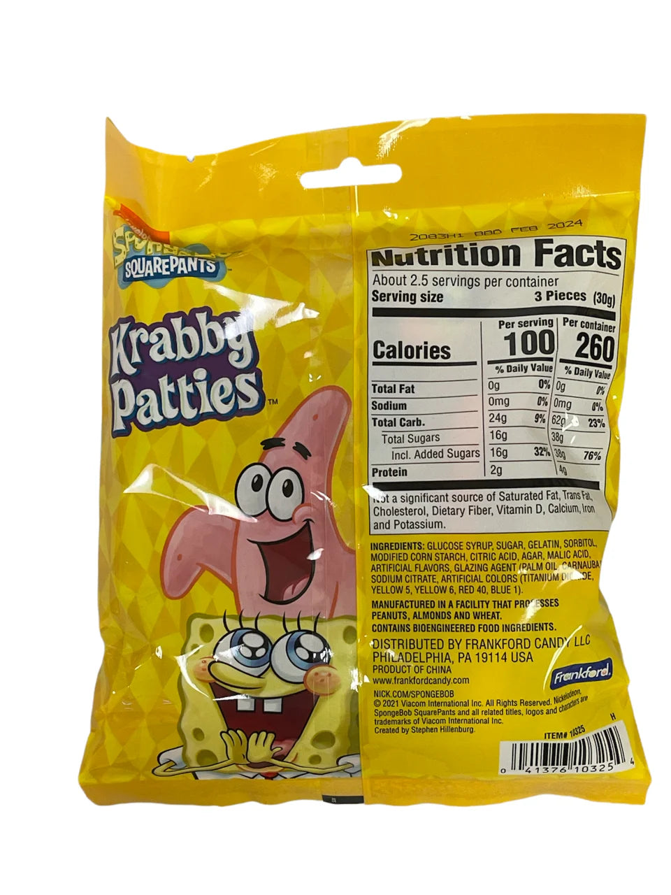 Gummy Candy Pack of 7 Patties, Set of 2 Packs N49602