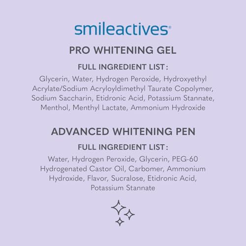 Teeth Whitening Kit with Hydrogen Peroxide, 90 Day Kit R273275
