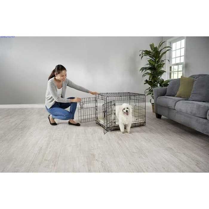 2-Door Folding Dog Crate Q9125