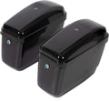 Hard Motorcycle Saddlebags with Mounting Kit Black Z158