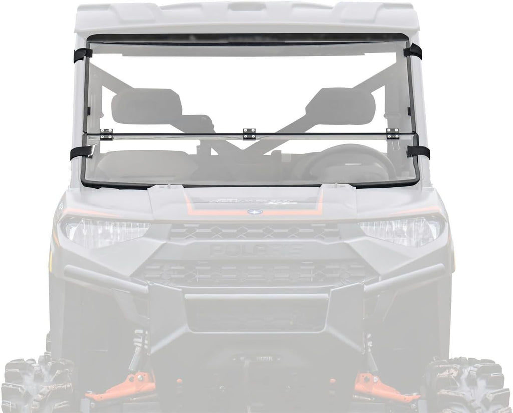 Scratch Resistant Flip/Fold Down 2-in-1 Windshield K971